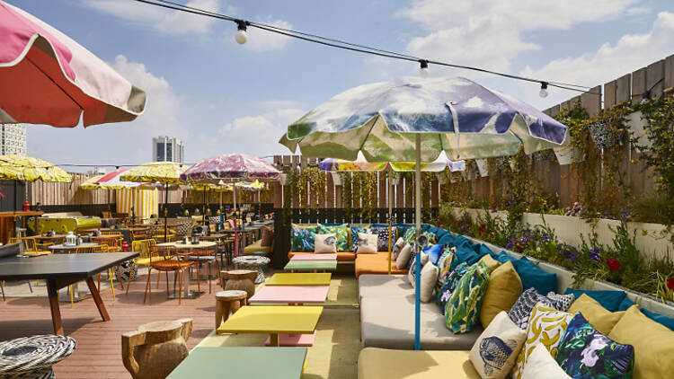 The rooftop at Mama Shelter